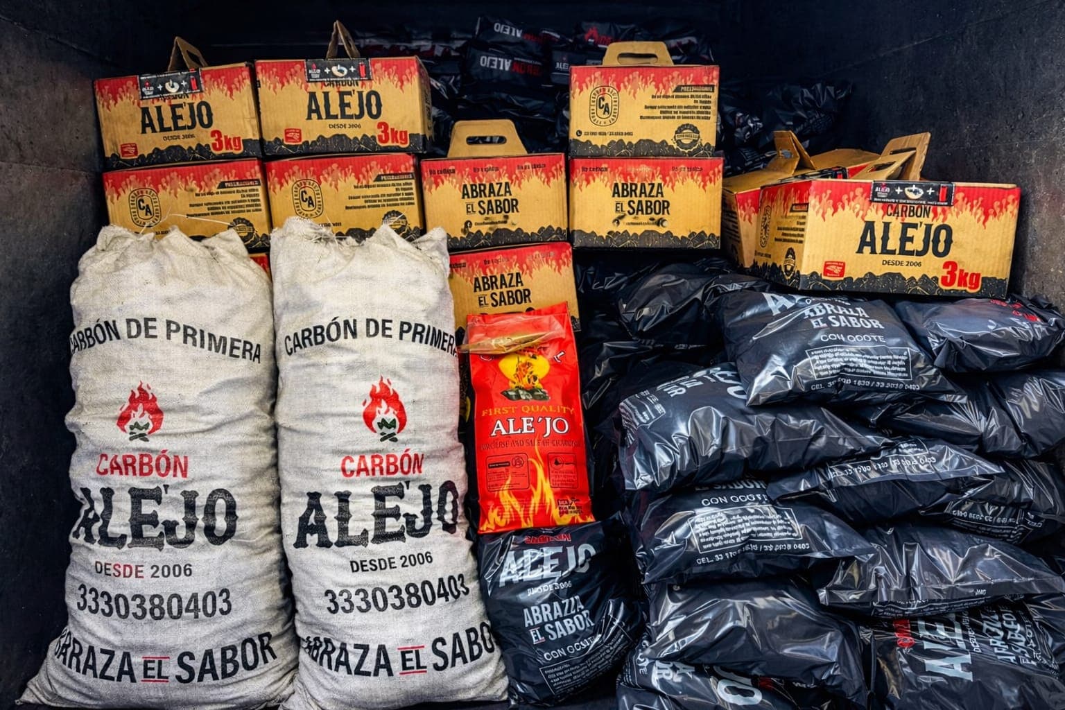 Familia completa de presentaciones ALE'JO lista para reparto