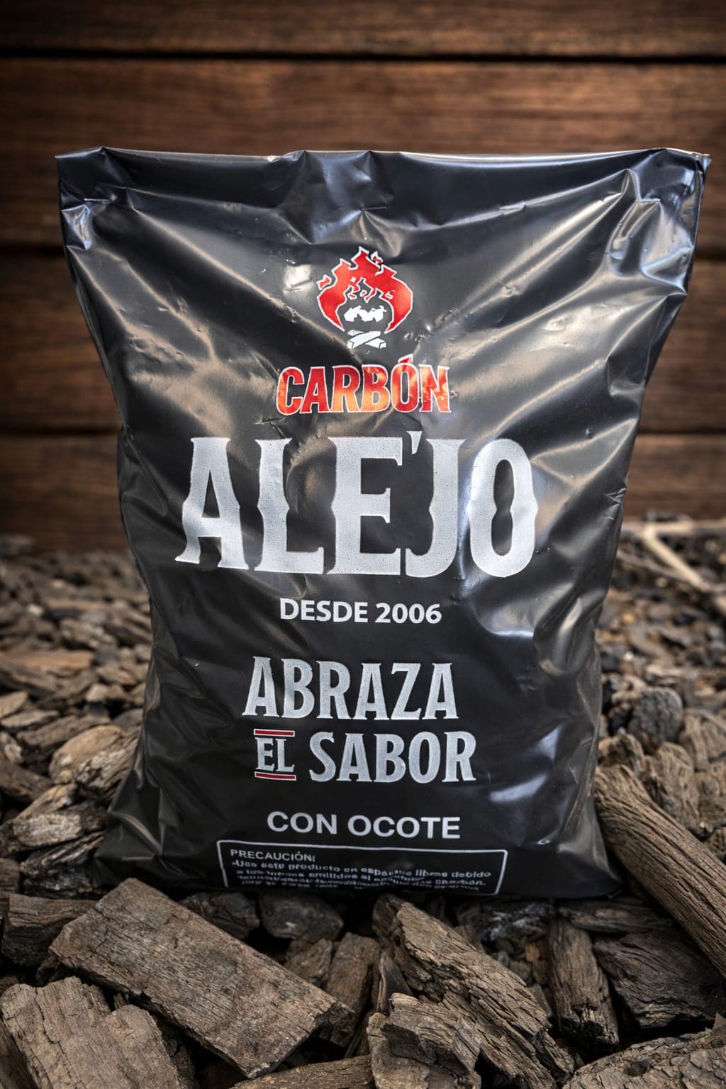 Carbón ALE'JO con ocote (bolsa)